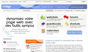 Motigo, ressources gratuites pour webmasters